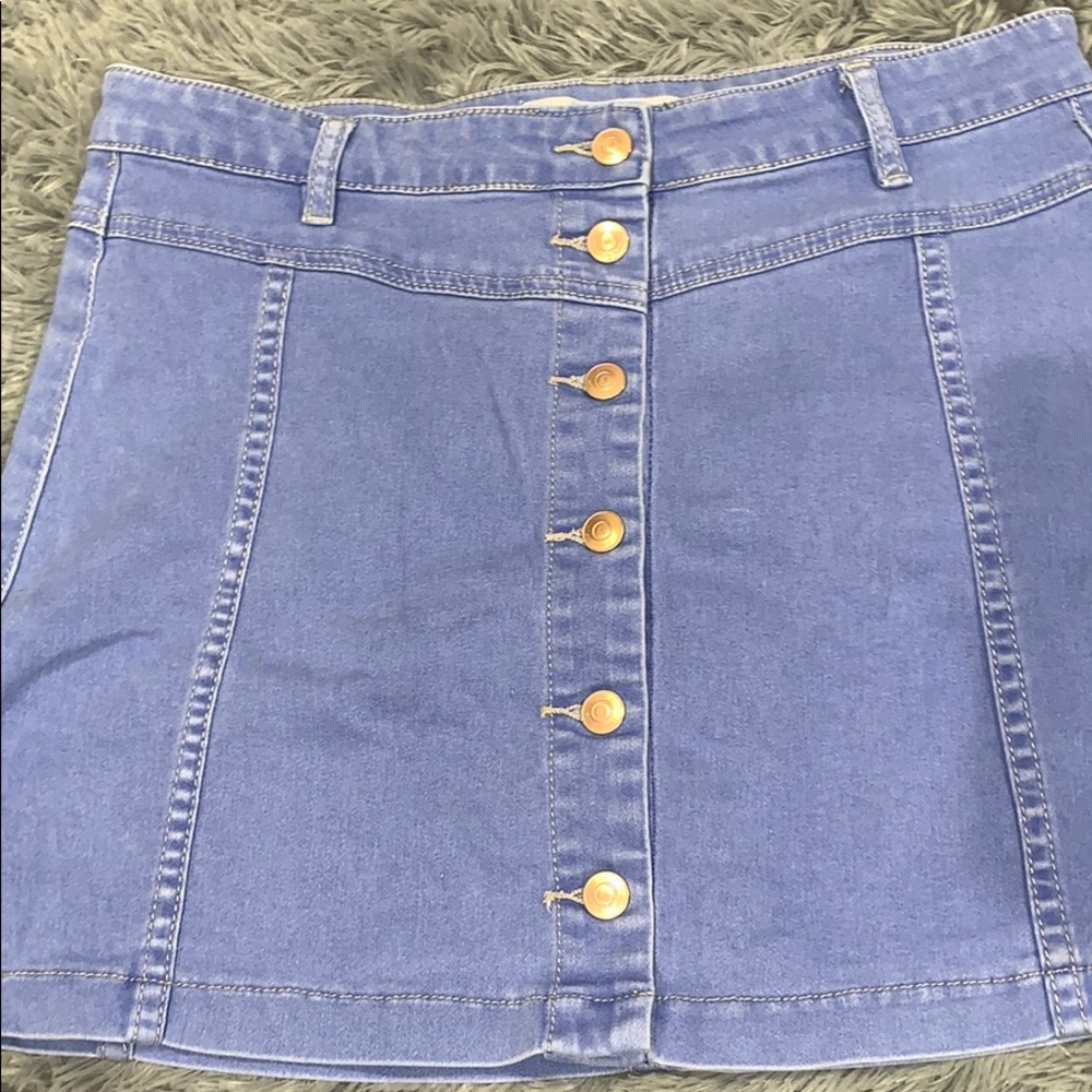 Cute denim skirt